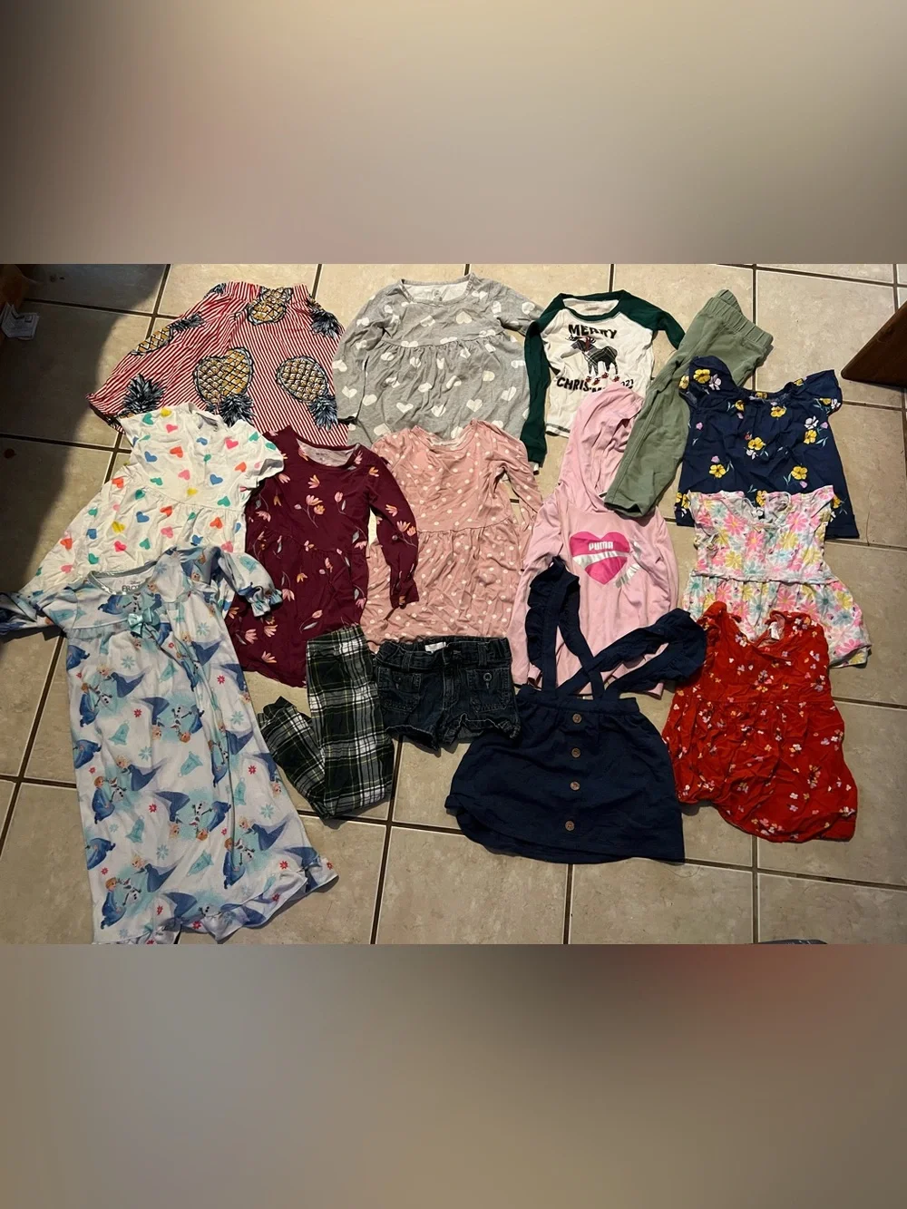 Girls clothing bundle summer clothing bundle size 3t dresses, shirts and more